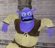 Drek with moustache, jumpin' round Fakwaad's castle.