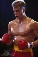 Drago in the ring.