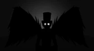 Mr. Black in the dark.