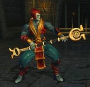 Lord Shinnok with his staff.