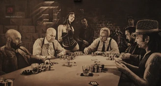 Mob doing some gambling shit