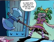 Puke-locks coming into Zella's throne room.