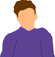 Not silhouetted, but still faceless.