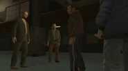 Eric and William confronting Bellic.