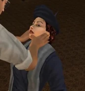 Richie stroking Viani on the cheeks.