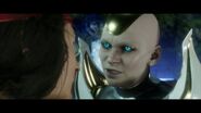 Queen Almeida confronting Farquaad.