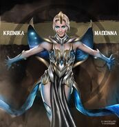 Madonna cosplaying as Kronika.