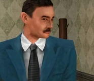 Ettore with 'stache and black hair.