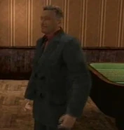 Domenico in casino room.