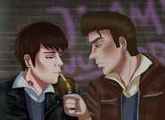 Larry lightning Vincent's cig.