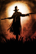 Creepers as a scarecrow with a noose.
