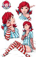 A couple of pics of a hot-looking Wendy.
