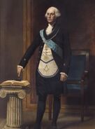 Now a portrait of Morgan when he joined the Freemasons.
