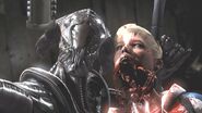 Xenomorph killing Cassie and taking a selfie.