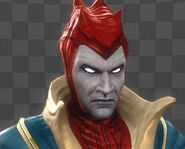 Shinnok's evil face.
