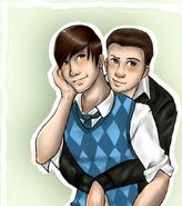 Gord and Vinice.jpg (77 KB) An artwork of Gord and Vince being together.