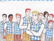 Drawing of Preppies.