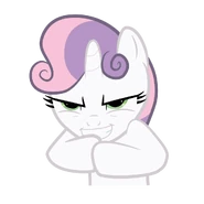 Evil Sweetie Belle.png (124 KB) Belle scheming sumfin evil.