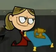 Heloise represents a golden sewing machine.