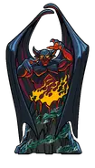 Chernabog burning.webp (342 KB) Chernobog burning his village.