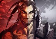 Daiko evil and normal.