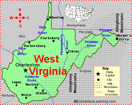 West Virginia Lakes Map West Virginia | Made Up Characters Wiki | Fandom