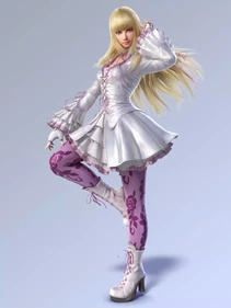 Lili in purple leggies