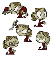 Heloise as a zombie.