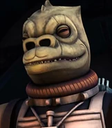 1080 Saurian bounty hunter, Bossk born.