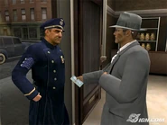 Charlie Trapani bribing a police sergeant.