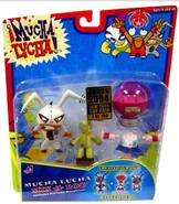 Buena Flea and Electrified Megawatt with Lucha dummy and Fortune Donut (NY Toy Fair 2004 Exclusive)