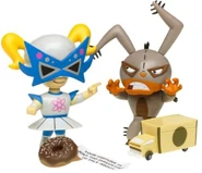 Penny Plutonium and The Flea with Donut truck and Fortune Donut