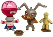 Megawatt and The Flea with Lucha dummy and Fortune Donut