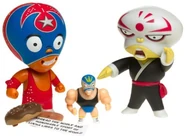 Rikochet, El Rey mini-figure, and Double Ninja Ninja with Fortune Donut