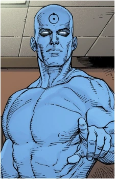 Heroclix Watchmen - wm026v - Jon Osterman - Dr. Manhattan with Mars' Map