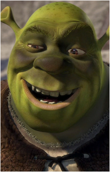 Shrek Meme PNG Isolated Image