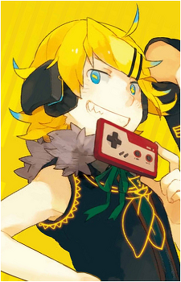 AI Art: it was supposed to be an kagamine len whit roblox man face but it only kagamine rin by @dont know how to draw in real life