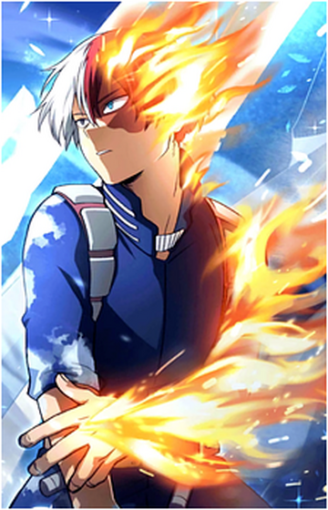 Todoroki Mandrake@gusthavoll 😅#FreedomChallenge #bnha #fire #pintura