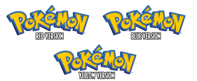 Pokémon disponíveis - Red/Blue/Yellow