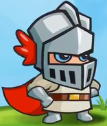 The Muffin Knight as shown in the opening cutscene.