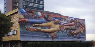 Siqueiros Mural en Ciudad Universitaria