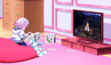 Neptune plays Mugen Souls Z.gif