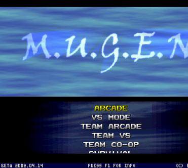 Debug Mode, MUGEN Database