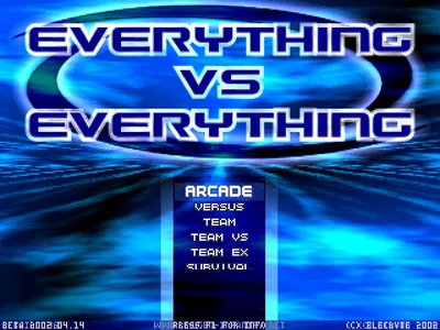 everything vs everything mugen