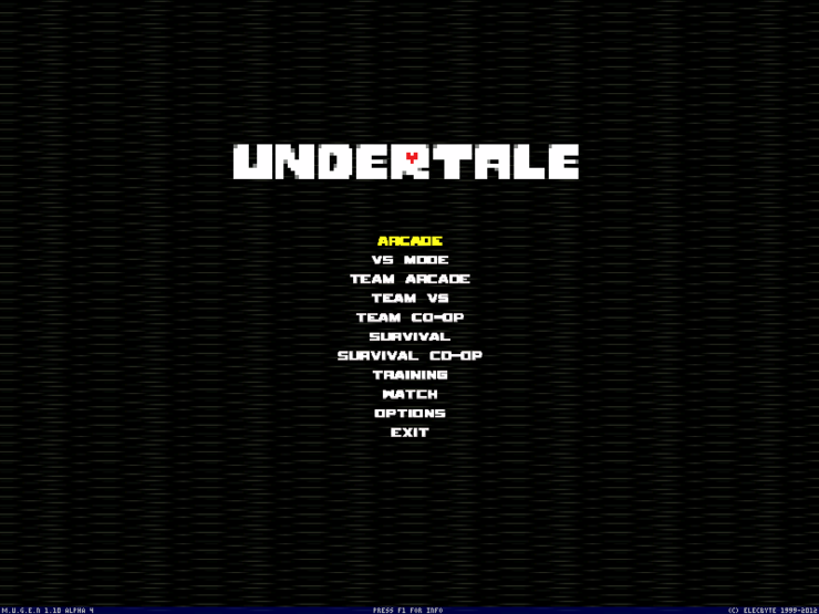 mugen undertale character mugen undertale character