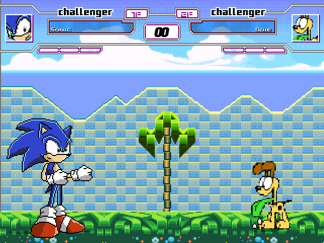 The Leaf Forest Zone - Sonic Advance backgrounds