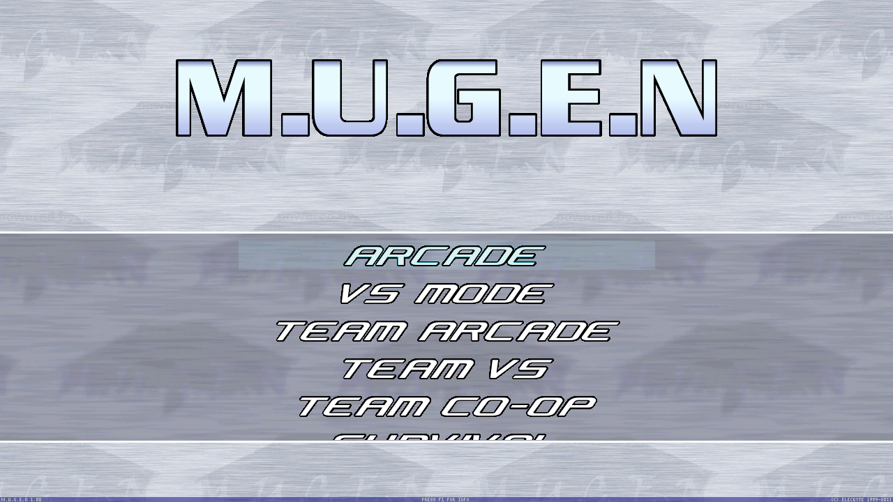 Debug Mode, MUGEN Database