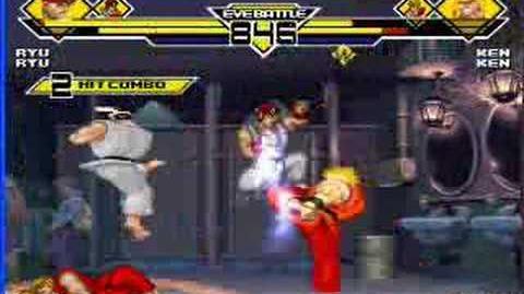 Street Fighter HD Mugen - Ryu vs Ken Gameplay Footage!! 