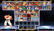 The character select screen as of DEMO 3-1