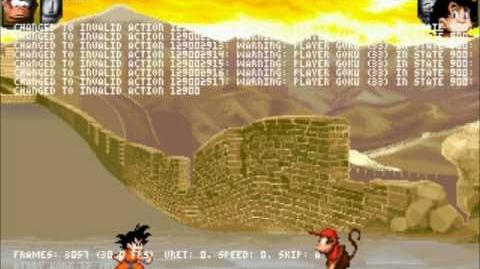 Mugen Diddy Kong vs Kid Goku